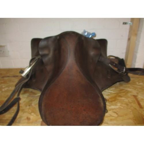 268 - A Bliss of London general purpose saddle, approx. 16 inches front to back, in used condition