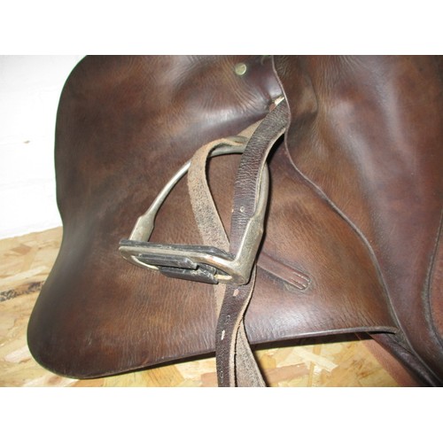 268 - A Bliss of London general purpose saddle, approx. 16 inches front to back, in used condition