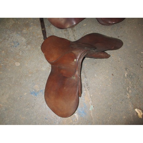 276 - Two vintage pony saddles in good used condition, the small size makes them suitable for rocking hors... 