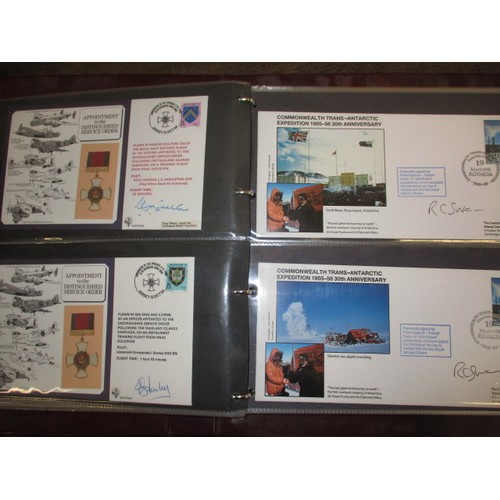 281 - An album of Royal Mail signed first day covers, approx. 60 in total, all in good used condition