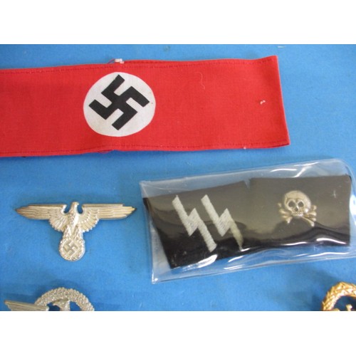 283 - A parcel of WWII and later German military badges, all in used condition