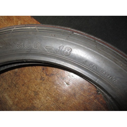 288 - Two unused BSA Bantam motorcycle tyres, front and rear, no signs of perishing