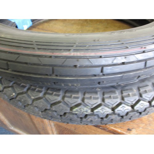 288 - Two unused BSA Bantam motorcycle tyres, front and rear, no signs of perishing