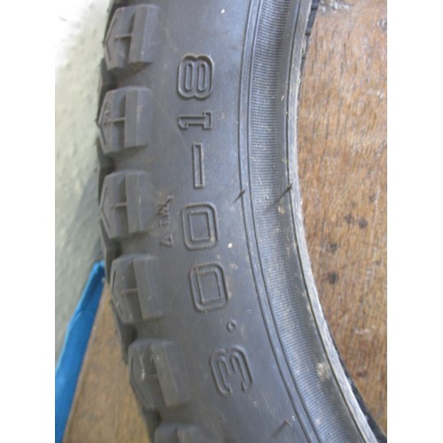 288 - Two unused BSA Bantam motorcycle tyres, front and rear, no signs of perishing