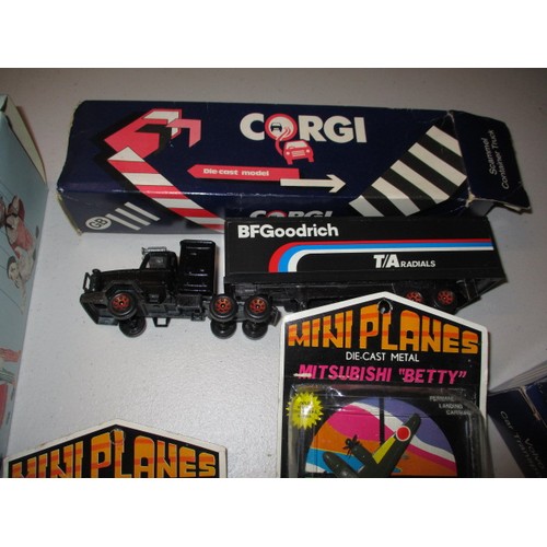 296 - A quantity of diecast models and 2 Pelham puppets, most still in original boxes