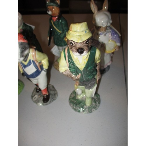 298 - A quantity (8) of Beswick English country folk figures, all in good condition with no observed damag... 