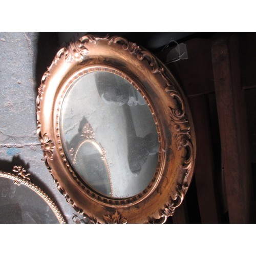 299 - 5 vintage mirrors, various shapes and sizes, all in useable condition