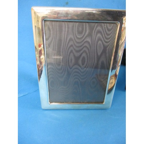 303 - A 23x28 cm Addison Ross, marquetry ease type photo frame and 3 others, all in used condition