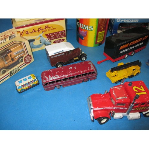 310 - A parcel of model vehicles, various makers and sizes, some in original boxes