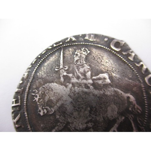 146 - A Charles I silver half crown, approx. weight 14.9g approx. dia 32mm being a clipped circulated coin... 