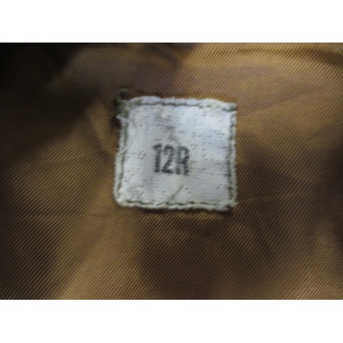 216 - Two WWII women’s M1943 army field jackets one with inner smock, both dated 1943,sizes 10R & 12R, in ... 