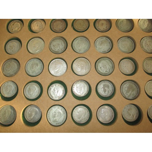 150 - A large collection of U.K pre-decimal coins to include silver (203g) and part-silver (870g) examples... 