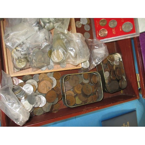 151 - A large quantity of collectors coins and bank notes, to include some silver and proof examples, all ... 