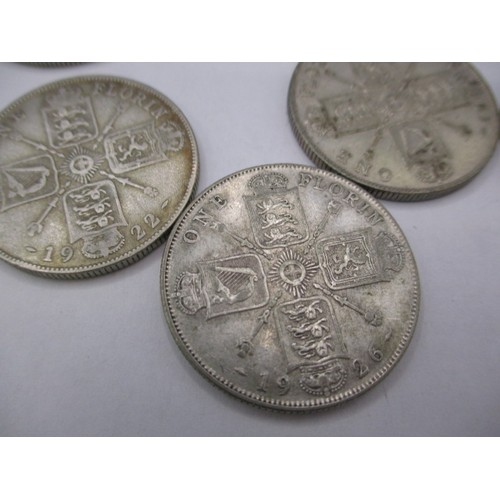 156 - A parcel of part silver coins, approx. parcel weight 499g, to include some very good grades, most in... 