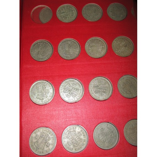 157 - A parcel of vintage coins, most pre-decimal, to include numerous commemorative crowns in uncirculate... 