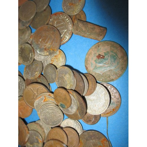 158 - A parcel of vintage world coins, approx. parcel weight 1.8kg, all in circulated condition