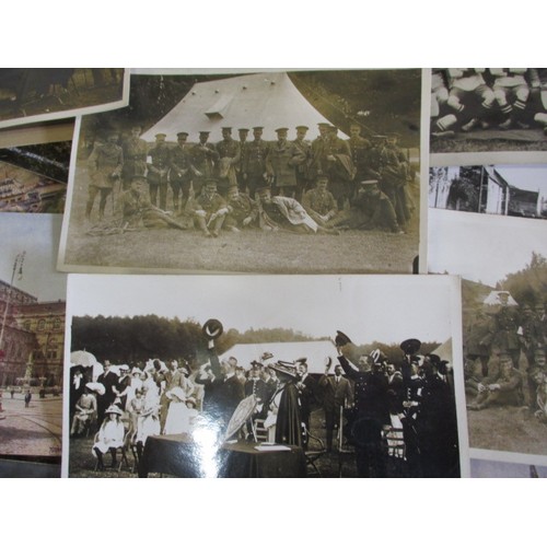 298 - A large quantity of antique and later post cards, to include military genre, all in used condition