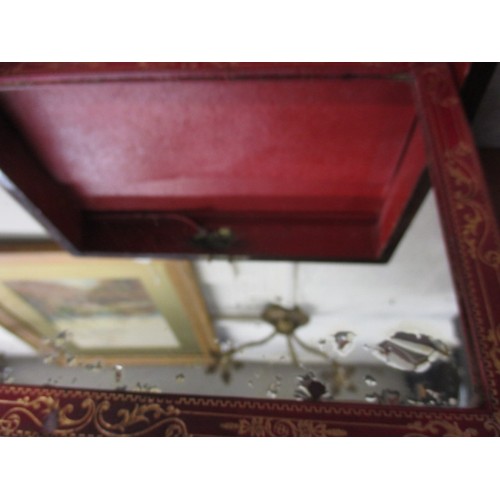 171 - A 19th century gentleman’s travelling valet box, with original contents of jars and pots, having low... 