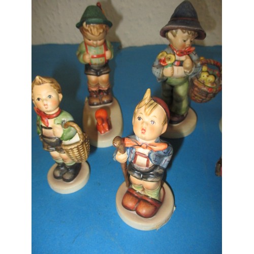 309 - A parcel of vintage Goebel figures, various sizes, all in good pre-owned condition with no observed ... 