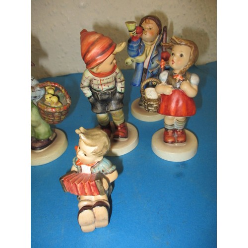 309 - A parcel of vintage Goebel figures, various sizes, all in good pre-owned condition with no observed ... 