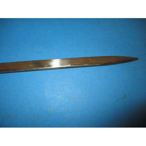 202 - A vintage sword stick, approx. length of stiletto type blade 59cm in good pre-owned condition