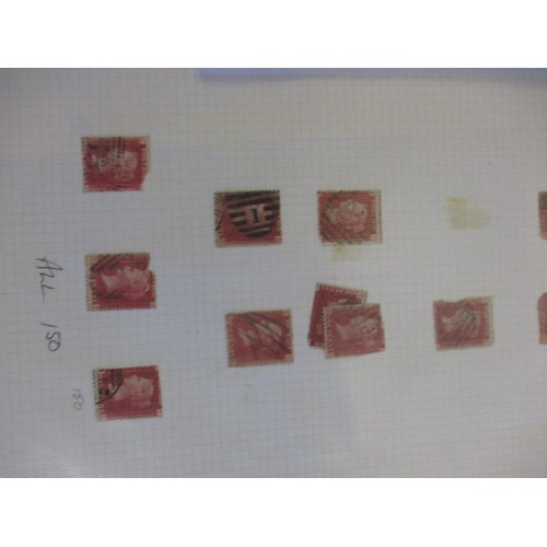 230 - A collection of approx. 80 penny red stamps, various dates and cancellation marks, all in used condi... 