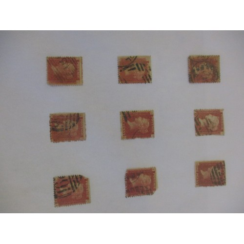 230 - A collection of approx. 80 penny red stamps, various dates and cancellation marks, all in used condi... 