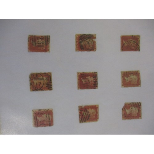 230 - A collection of approx. 80 penny red stamps, various dates and cancellation marks, all in used condi... 