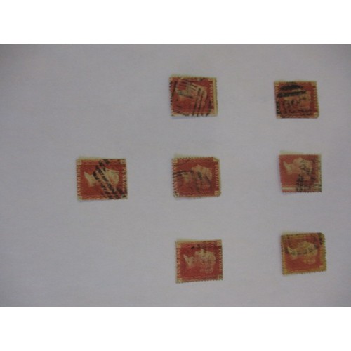 230 - A collection of approx. 80 penny red stamps, various dates and cancellation marks, all in used condi... 