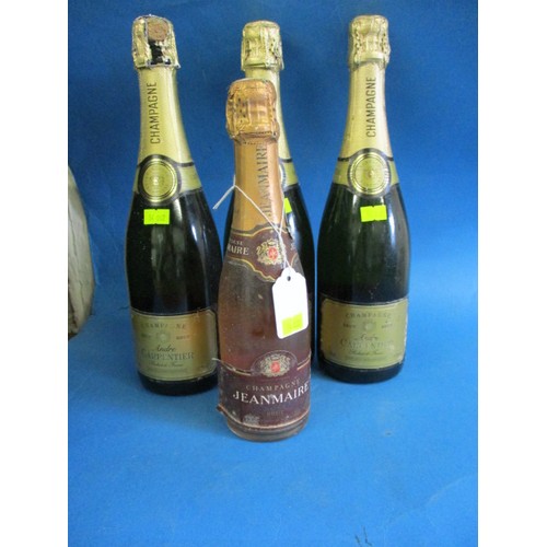 241 - 3 bottles of Andre Carpentier Brut champagne and a half bottle of Jeanmaire Rose Brut champagne. Pri... 