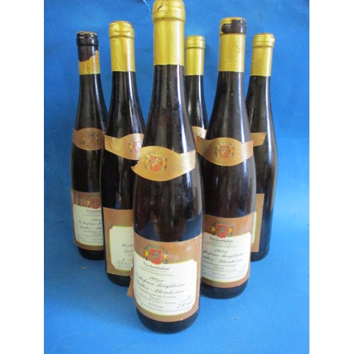 242 - 6 bottles of Niederthaler Westhofener Bergkloster Spatlese 1993. Private cellar stored