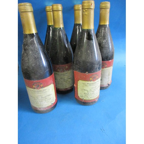 243 - 6 bottles of Niederthaler Hof 1994 Romanian Red wine. Private cellar stored