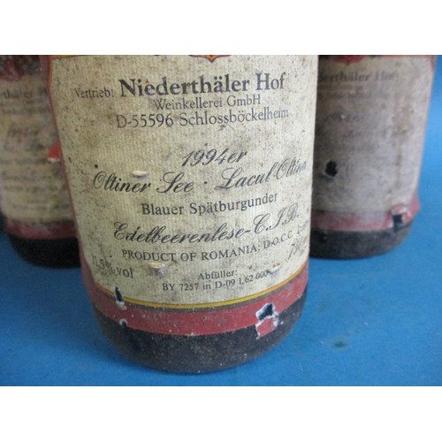 243 - 6 bottles of Niederthaler Hof 1994 Romanian Red wine. Private cellar stored