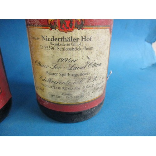 244 - 6 bottles of Niederthaler Hof 1994 Romanian Red wine. Private cellar stored