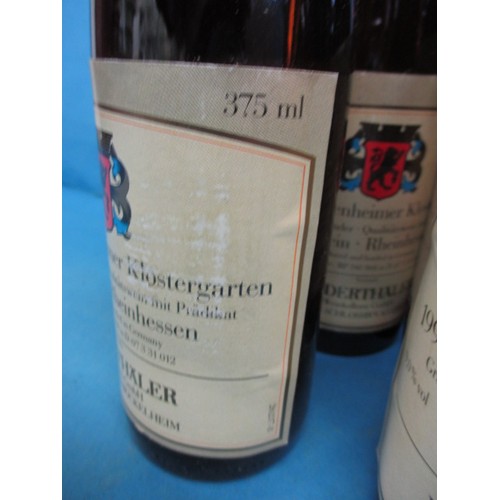 247 - 6 bottles of 375ml 1991 German white wine, Hackenheimer Klostergarten. Private cellar stored