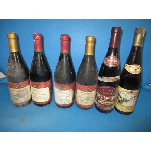 248 - 6 bottles of German and Romanian wine, various dates. Private cellar stored