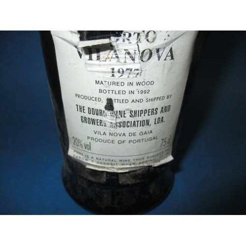 292 - 1977 Vilanova vintage port, 75cl bottle settled low neck