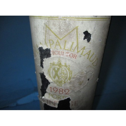 295 - 1982 Champalimund vintage port, 750ml label damaged