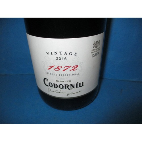 282 - 2016 vintage Codorniu brut cava, 75cl bottle