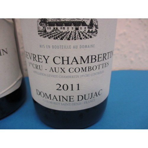 275 - 2011 Domaine Dujac Gevrey Chambertin 1er Cru Aux Combottes 2x 750ml bottles, both settled mid neck