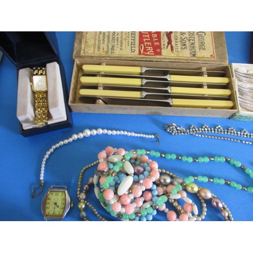 116 - A parcel of vintage costume jewellery and other interesting collectables, all in pre-owned condition