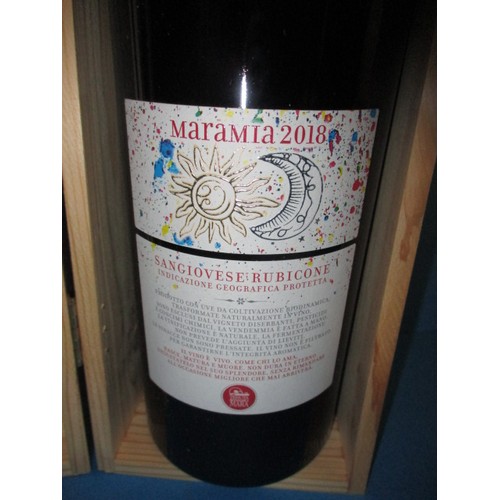 263 - A magnum of Tenuta Mara  Maramia 2018, in wood presentation case, 150cl