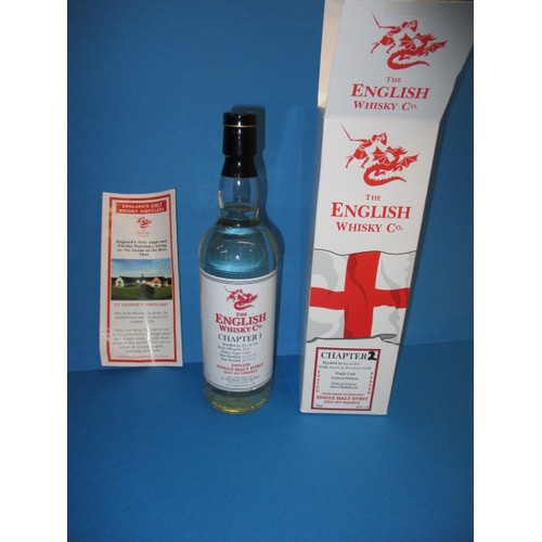 270 - The English Whisky Co chapter 1 single malt spirit, 70cl in original box and with leaflet