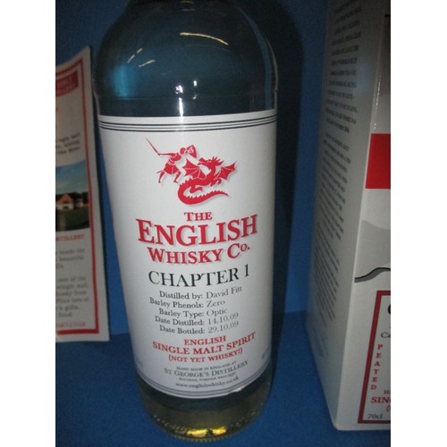 270 - The English Whisky Co chapter 1 single malt spirit, 70cl in original box and with leaflet