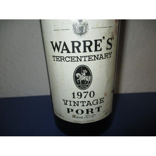 298 - A bottle of 1970 Warre’s vintage port, in cellar stored condition