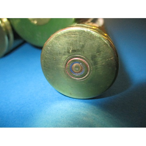 149 - 4 Vintage military shells, all deactivated, various calibres and ages, approx. length of longest 39c... 