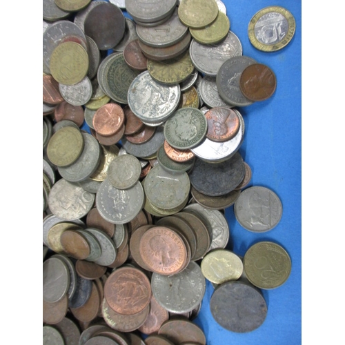 119 - A parcel of mainly pre-decimal world coins, approx. parcel weight 3.2kg, all in circulated condition