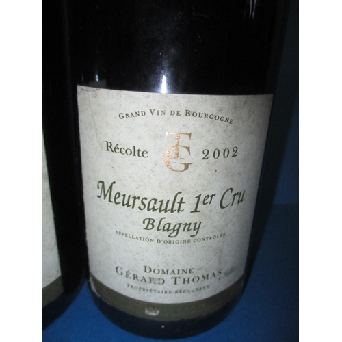 259 - 2002 Meursault 1er Cru Blagny, Domaine Gerard Thomas 2x75cl bottles white burgundy