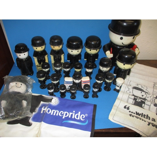 173 - A collection of Spillers Homepride Fred promotional items, various ages, all with no observed damage... 