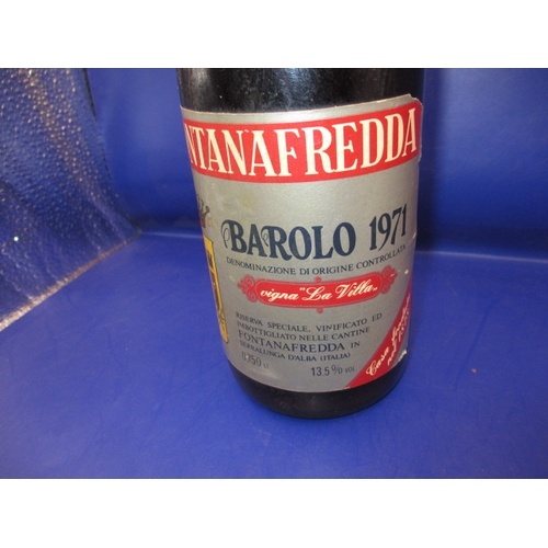 262 - Fontanafredda Barolo 1971, settled very high shoulder, bottled for 1978 centenary, 1 x 75cl bottle